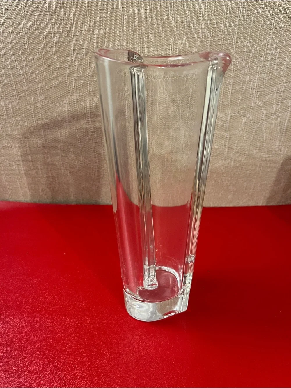Orrefors Heart Bud Vase 6719814 8 1/8”H